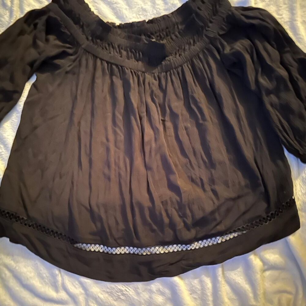 Express Women's Black Shirt